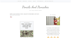 Desktop Screenshot of pencilsandpancakes.com