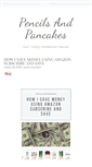 Mobile Screenshot of pencilsandpancakes.com